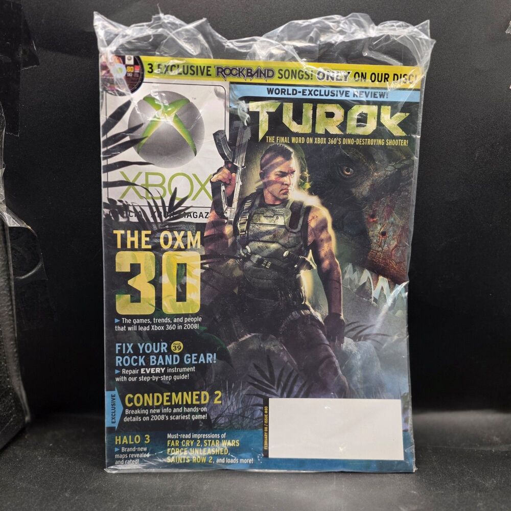 Official Xbox Magazine #80 Feb 2008 Turok Condemned 2 - No Disc